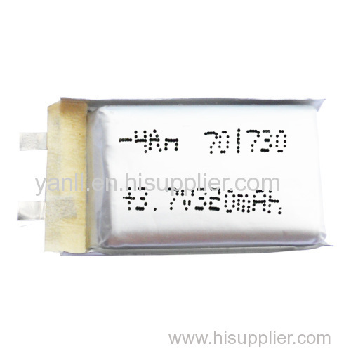 Rechargeable LiPo Battery 3.7V 320mAh LiPo Battery Pack for Digital Products