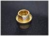 RF Connector Custom Aerospace CNC Machining Brass Tuned Parts Gold Plated