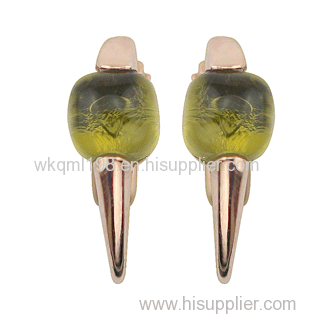 2015 Manli the latest design top selling plating 18K gold Earrings