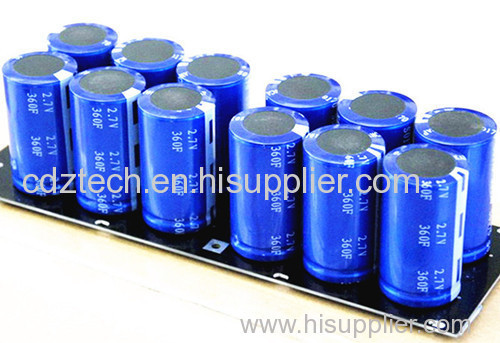 165F CUSTOM SUPERCAPACITOR MODULES MULTIPLY CAPACITANCE OR VOLTAGE 48V