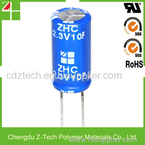 lead type 2.7V 1F 2f 3F 5F 10F 20F 50F 100F 200F  350F  super capacitor esr