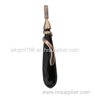 2015 Manli top selling Good-Looking black crystal Pendant