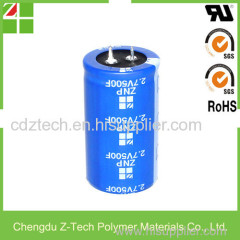 high capacity of super capacitor 2.7v supercapacitor car battery 1200f