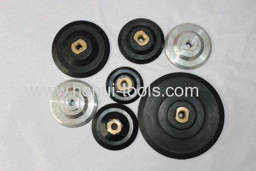 Backer pad for diamond polishing pad