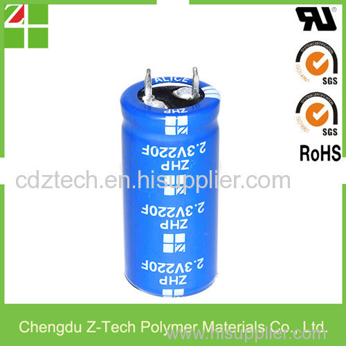 Ultra capacitor 2.7V series 10F cylindrical super capacitor