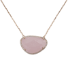 2015 Manli High quality romantic Natural pink crystal pendant