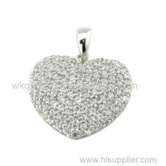 2015 Manli Fashion European and American heart-shaped all-match crystal Pendant