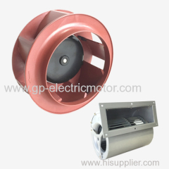 OEM EC Centrifugal Fan With Plastic Metal High Pressure Single Inlet Impeller