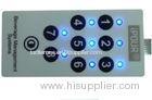 EL backlight matte / gloss LED Membrane Switch Embossing 200HZ - 1500HZ