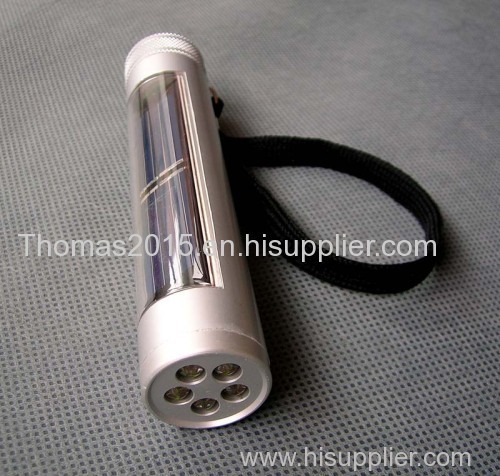 Solar torch light Solar energy product Green energy aluminium and LED Item LH047 factory product
