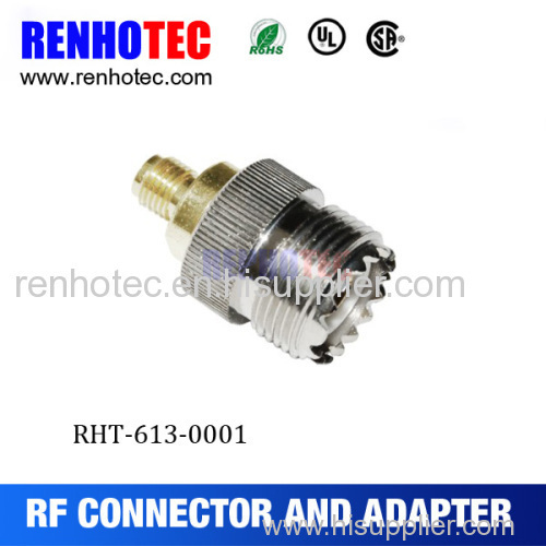 high quality SMA female to UHF female adaptor RF type connector