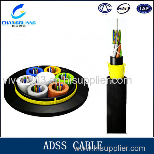 All dielectric self-supporting aerial optic cable