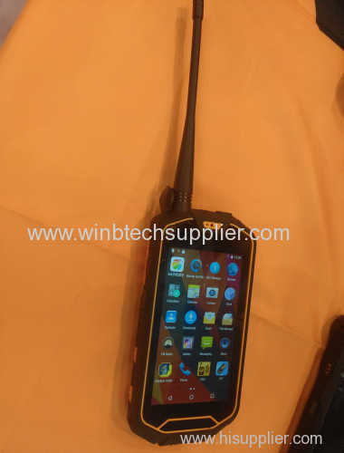 4g lte waterproof phone ptt ip68 atex EX certified phone 4200mah 4.5inch 2g 16g walkie talkie oem phone ru=gged