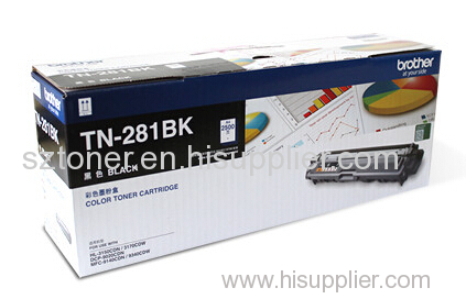 Original Brother TN-281B TN-285C TN-285Y TN-285M Toner Cartridge for Brother DCP-9020CDN MFC-9140CDN 9340
