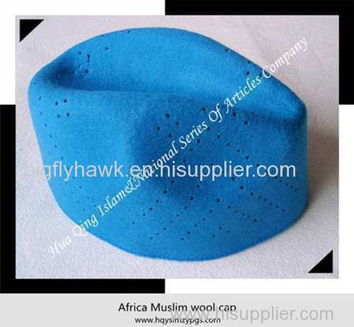 muslim wool cap back with factory