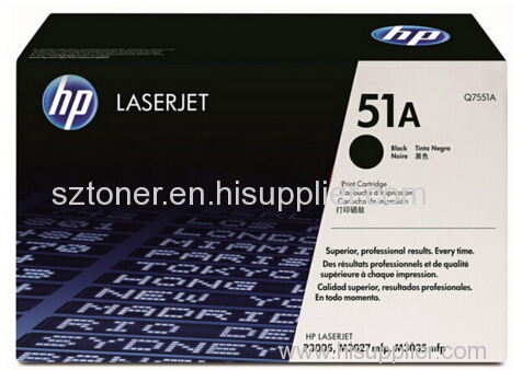 HP 51A Black Original LaserJet Toner Cartridge HP Q7551A For HP P3005D P3005N P3005DN M3027 M3035