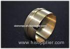 Low Profile 17mm Diameter Brass Turned Parts / CNC Machine Parts