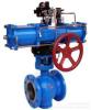 eccentric rotary regulating ball valve