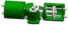 double acting fork type actuator