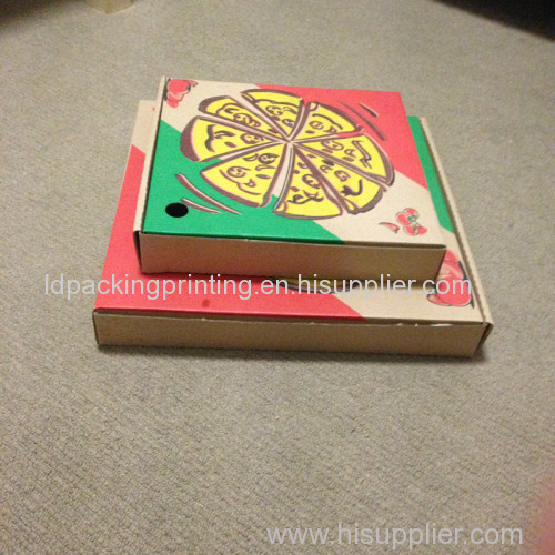 Various size flexo printing pizza box customized packaging pizza box