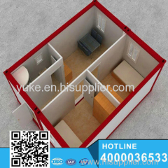 prefabricated container house with bathroom