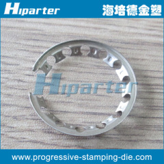 Metal clamp ring progressive stamping die