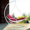 Premium Indoor Outdoor Furnitures PE Rattan White Day Bed Style Swing Hanging Chair