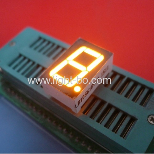 Ultra blue 0.56" single digit 7 segment led display for instrument panel