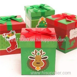 Christmas Paper Candy Box