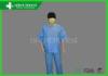 Patient Breathable Disposable Scrub Suits With Top And Pant Set
