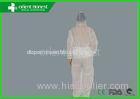 Open Collars Working Clean Air Disposable Scrub Suits Large White