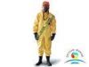 Yellow Marine Fire Fighting Equipment Chemical Resistant Suits