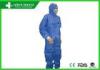 SMS Material Disposable Protective Clothing / Disposable Overalls For Safety Care