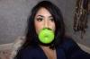 Portable Lip Enhancement Green Apple Lip Plumper Candylipz for Thin Upper / Lower Lip