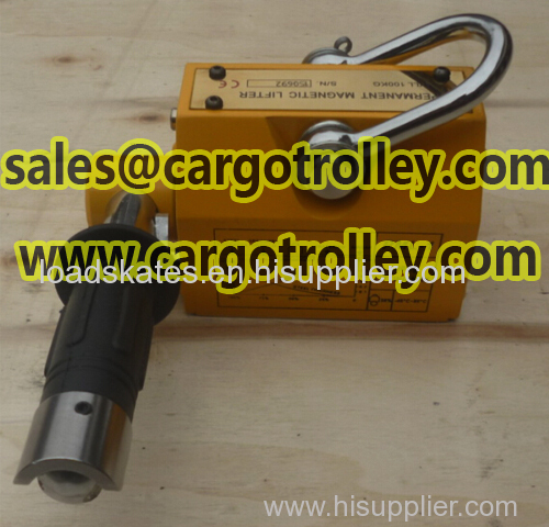 Permanent magnetic lifter with 3.5 times safety factor