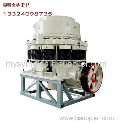 The Cone Crusher with Output of 100t/h
