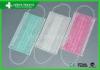 Colored PP Non Woven 3ply Disposable Surgical Face Masks With Ear Loops