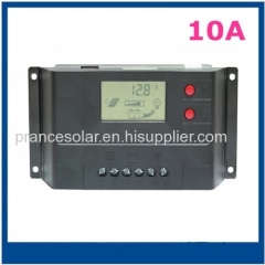 PWM solar charge controller 10A 12V 24V auto switich
