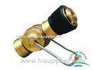 3 Position Brass Marine Fire Fighting Equipment Fire Spray Nozzle