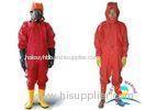 PVC Marine Fire Fighting Equipment Fully Sealed Chemical Suit PVC Anti Chemical