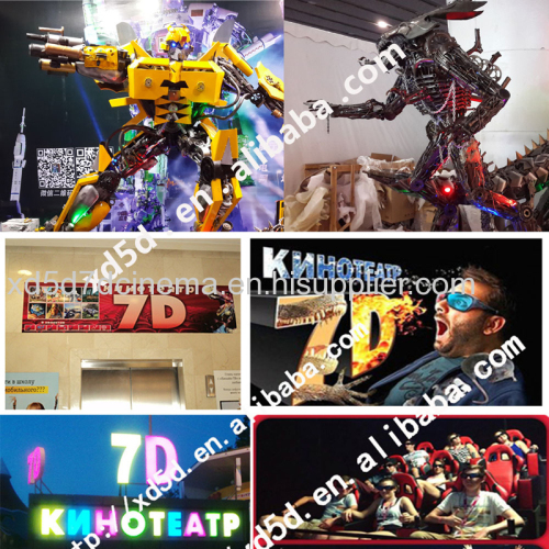 7d Cinema Interactive game with Shooting Guns Hydraulic CE
