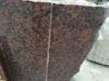 Waterproof Garmen Red Granite Bathroom Vanity Tops with undermount sink OEM