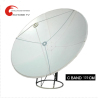 C band prime (6ft) focus satellite dish antenna with pole mount