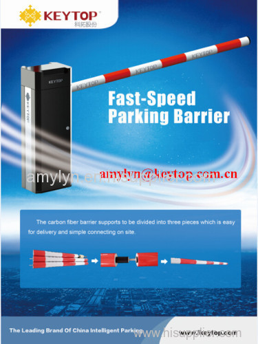 Keytop IP54 Fast-speed Parking Barrier Boom made of carbon fiber