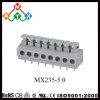 Spring clamp terminal blocks PCB Screwless connectors 7.50 mm pin spacing