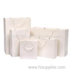 White Coated Paper Shopping Bags