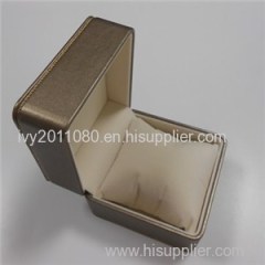 Golden Luxury Leather Watch Box