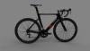 Lightweight Stiff Ergonomics 51cm Carbon Bicycle Frame Black