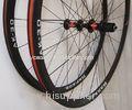 Durable 20 / 24 Spokes Carbon Fiber Bicycle Rims / Wheels 700c For Racing