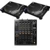 Pioneer Pair Of Plx-1000 (2) Turntables & 1 Djm-900 Nexus Dj Mixer